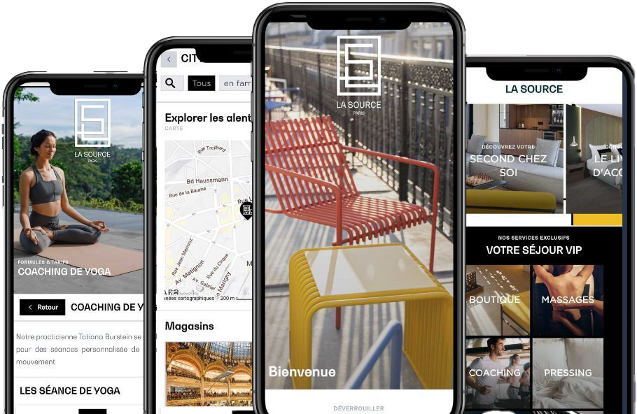 BOWO digital application - La Source Paris
